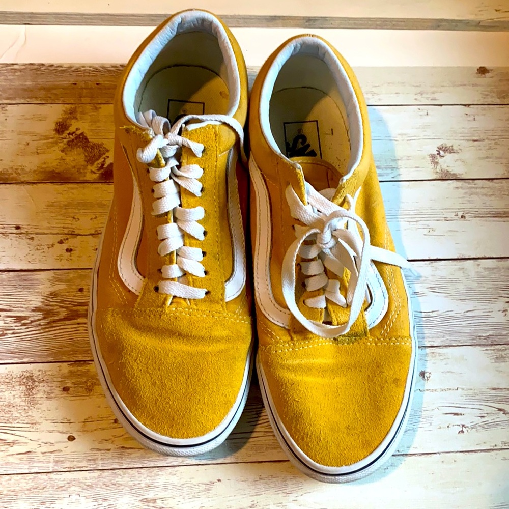 Yellow Vans sneakers sz9.0 women